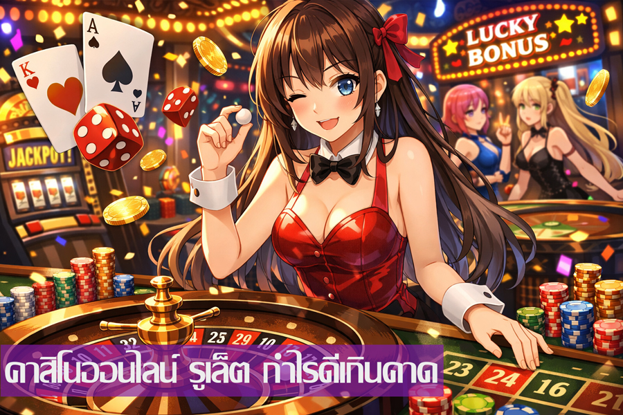 คาสิโนออนไลน์-รูเล็ต-กำไรดีเกินคาดไปมาก